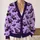 Cute Purple Bat Halloween Style for Cozy Everyday Layering and Playful Gothic Gifting All-over Print Knitted Cardigan - 2