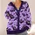 Cute Purple Bat Halloween Style for Cozy Everyday Layering and Playful Gothic Gifting All-over Print Knitted Cardigan - 4