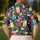 Colorful Cocktail Drinks and Citrus Accents for Resort Gatherings and Summer Leisure Men's Polo Shirt - 5
