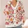 Pink Pumpkin Jack-O'-Lantern Leaves For Cozy Autumn Halloween Style Women's Wardrobe All-over Print Knitted Cardigan - 4