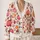 Pink Pumpkin Jack-O'-Lantern Leaves For Cozy Autumn Halloween Style Women's Wardrobe All-over Print Knitted Cardigan - 2