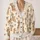 Cute Giraffe Bow Motifs for Cozy Everyday Layering and Safari-Inspired Casual Style All-over Print Knitted Cardigan - 2