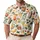 Vintage Cocktail Glasses and Citrus Icons for Resort Leisure and Summer Entertaining Men's Polo Shirt - 1