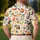 Vintage Cocktail Glasses and Citrus Icons for Resort Leisure and Summer Entertaining Men's Polo Shirt - 5