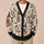 Halloween Skeleton Broom Scene For Cozy Autumn Layering, Women’s Spooky Wardrobe All-over Print Knitted Cardigan - 6
