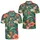 Tropical Hibiscus Floral Golf Style for Summer Tennis and Pickleball Women Players Men's Polo Shirt - 2
