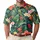Tropical Hibiscus Floral Golf Style for Summer Tennis and Pickleball Women Players Men's Polo Shirt - 1