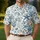 Blue Coral Starfish Coastal Motif for Beach Golf and Resort Days, Women’s Ocean Style Men's Polo Shirt - 4