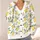 Lemon Botanical Motifs for Sunny Holiday Gatherings and Everyday Women’s Layering All-over Print Knitted Cardigan - 4