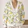Lemon Botanical Motifs for Sunny Holiday Gatherings and Everyday Women’s Layering All-over Print Knitted Cardigan - 2