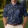 Blue Zodiac Constellations for Golf, Astrology Fans, and Celestial Night-Sky Style Men's Polo Shirt - 4