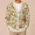 Autumn Daisies and Pumpkins for Cozy Fall Layering, Women's Seasonal Everyday Style All-over Print Knitted Cardigan - 6
