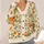 Autumn Daisies and Pumpkins for Cozy Fall Layering, Women's Seasonal Everyday Style All-over Print Knitted Cardigan - 4