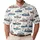 Nautical Fishing Boat Collection for Coastal Golf Days, Summer Travel, and Ocean Lovers Men's Polo Shirt - 1
