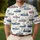 Nautical Fishing Boat Collection for Coastal Golf Days, Summer Travel, and Ocean Lovers Men's Polo Shirt - 4