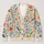 Pastel Wildflower And Bird Motifs For Cheerful Spring Layering And Everyday Style All-over Print Knitted Cardigan - 1