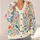 Pastel Wildflower And Bird Motifs For Cheerful Spring Layering And Everyday Style All-over Print Knitted Cardigan - 4