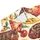 Grilled Steak Tomatoes And Citrus Cookout Style For Summer Golf And Barbecue Lovers Men's Polo Shirt - 6