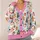 Pink Santa and Snowman Christmas Cheer for Festive Holiday Winter Celebrations All-over Print Knitted Cardigan - 4