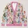 Pink Santa and Snowman Christmas Cheer for Festive Holiday Winter Celebrations All-over Print Knitted Cardigan - 1