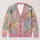 Pastel Patchwork Florals and Geometric Blocks for Spring Travel and Weekend Layering All-over Print Knitted Cardigan - 1