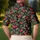 Red Cherry Botanical Garden Style for Golf Days and Summer Resort Outings, Women Men's Polo Shirt - 5