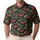 Red Cherry Botanical Garden Style for Golf Days and Summer Resort Outings, Women Men's Polo Shirt - 1
