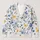 Blue Wildflowers And Golden Butterflies For Autumn Vacation And Everyday Layering All-over Print Knitted Cardigan - 1