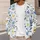 Blue Wildflowers And Golden Butterflies For Autumn Vacation And Everyday Layering All-over Print Knitted Cardigan - 5