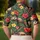 Tropical Ferrets And Hibiscus For Beach Golf Days And Summer Outings For Women Pet Lovers Men's Polo Shirt - 5