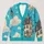 Balloon-Lifted Adventure House for Whimsical Everyday Wear and Animated Film Fans Gift All-over Print Knitted Cardigan - 1