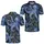 Blue Octopus And Ocean Flowers For Coastal Golf Days, Summer Leisure, Marine Lover Women Men's Polo Shirt - 2