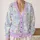 Pastel Castle And Mouse Ear Motifs For Magical Theme Park Trips And Family Vacations All-over Print Knitted Cardigan - 2
