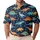 Colorful Dinosaur Parade For Weekend Golf And Casual Adventures For Dino Lovers Men's Polo Shirt - 1