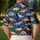 Colorful Dinosaur Parade For Weekend Golf And Casual Adventures For Dino Lovers Men's Polo Shirt - 5