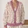 Dusty Rose Vintage Floral Motifs For Layering And Elegant Everyday Fall Style For Women All-over Print Knitted Cardigan - 2