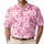 Pink Ribbon Hearts And Daisies For Breast Cancer Awareness Support And Caregiver Gifts Men's Polo Shirt - 1