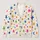 Colorful Hand-Drawn Star Motifs for Casual Vacation Layering, Women’s Autumn Style All-over Print Knitted Cardigan - 1