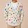 Colorful Hand-Drawn Star Motifs for Casual Vacation Layering, Women’s Autumn Style All-over Print Knitted Cardigan - 6