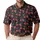 Red Skull Cherry Motif for Gothic Summer Style and Alternative Fruit Lovers Everywhere Men's Polo Shirt - 1