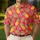 Red Pineapple And Tropical Palm Fruit For Vibrant Summer Beach Getaways And Resort Days Men's Polo Shirt - 4