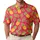 Red Pineapple And Tropical Palm Fruit For Vibrant Summer Beach Getaways And Resort Days Men's Polo Shirt - 1