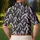 Monochrome Bigfoot Silhouettes for Outdoor Adventures, Hiking and Cryptid Fan Gifts Men's Polo Shirt - 5