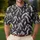 Monochrome Bigfoot Silhouettes for Outdoor Adventures, Hiking and Cryptid Fan Gifts Men's Polo Shirt - 4