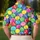 Vibrant Tennis Ball Motif for Courtside Days, Club Practice and Summer Sport Style Men's Polo Shirt - 5