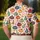 Colorful Pumpkin Gourds and Autumn Bows for Harvest Gatherings and Thanksgiving Family Men's Polo Shirt - 5