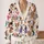 Colorful Sunglasses Dog Portraits for Cozy Fall Layering Everyday Wear and Pet Lover Gifts All-over Print Knitted Cardigan - 2