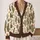 Desert Cactus Blooms for Relaxed Southwest Weekends and Everyday Layering Women All-over Print Knitted Cardigan - 2