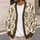Desert Cactus Blooms for Relaxed Southwest Weekends and Everyday Layering Women All-over Print Knitted Cardigan - 5
