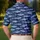 Colorful Shark Motifs for Summer Beach Vacations and Coastal Getaways for All Ages Men's Polo Shirt - 5
